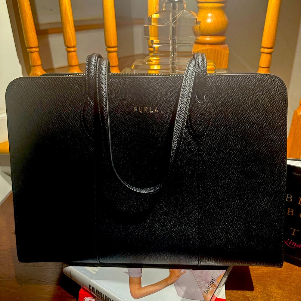 Furla Leather Shoulder Tote NWOT - Authentic